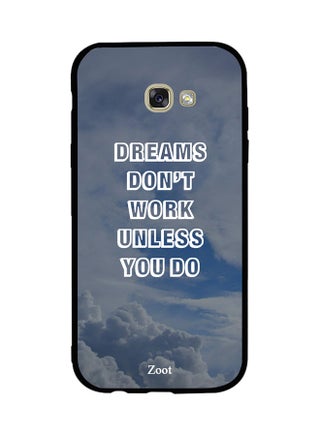 Thermoplastic Polyurethane Protective Case Cover For Samsung Galaxy A7 (2017) Dreams Don't Work Unless You Do - v1534492091/N16471281A_1