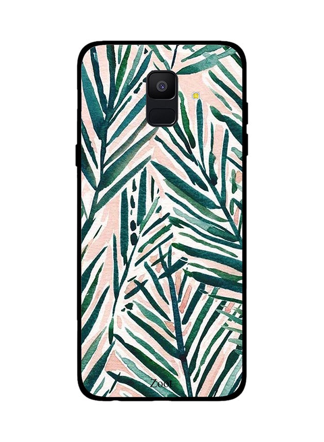 Zoot Thermoplastic Polyurethane Protective Case Cover For Samsung Galaxy A6 Bamboo Leaves Pattern