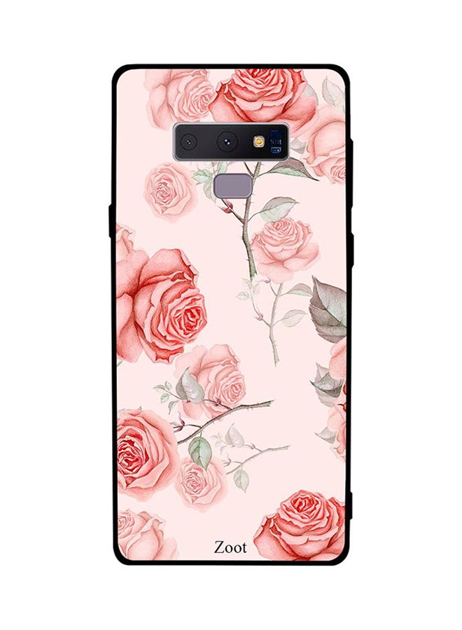 Zoot - Thermoplastic Polyurethane Protective Case Cover For Samsung Galaxy Note 9 Peach Roses Thorns - Image 1