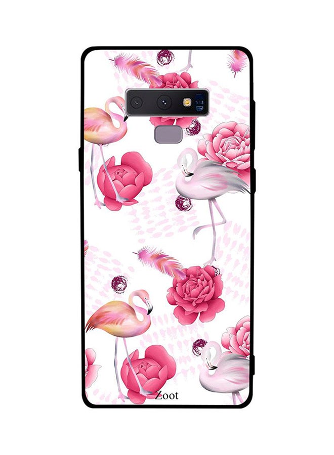 Zoot Thermoplastic Polyurethane Protective Case Cover For Samsung Galaxy Note 9 Rose And Swan 