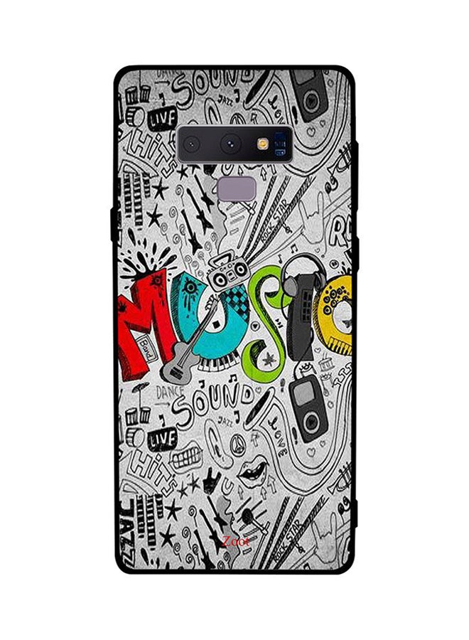 Thermoplastic Polyurethane Protective Case Cover For Samsung Galaxy Note 9 Music Hits