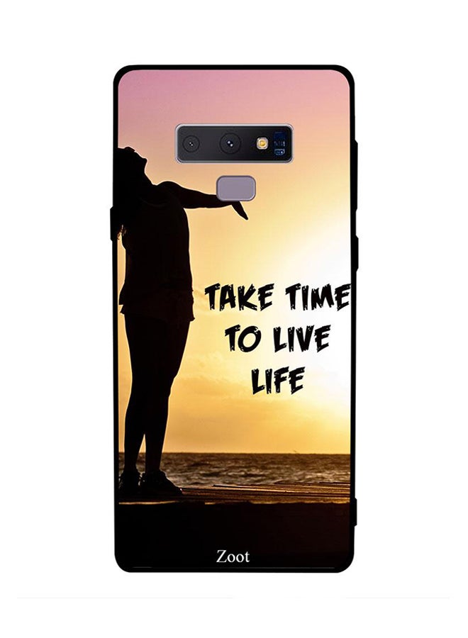 Zoot Thermoplastic Polyurethane Protective Case Cover For Samsung Galaxy Note 9 Take Time To Live Life