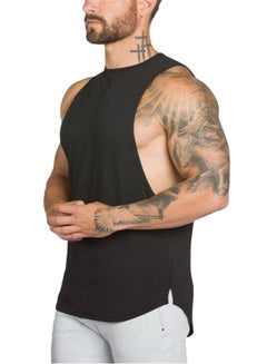 Sleeveless Gym Vest Black