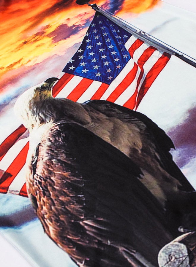 The Old Glory Eagle 3D Printed T-shirt Multicolour - Image 3