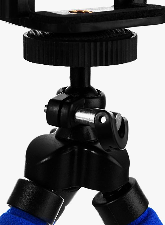 Generic Universal Portable Flexible Octopus Style Tripod Stand Blue  - Image 3