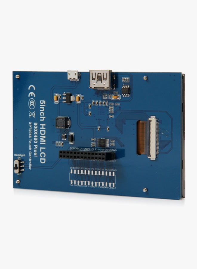 HDMI TFT LCD Touch Screen Shield 5-Inch 5inch Silver/Blue