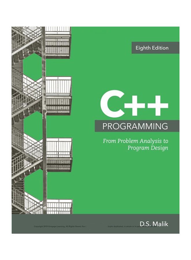 C++ Programming: From Problem Analysis To Program Design Paperback English by D. S. Malik - 13-Feb-17 
