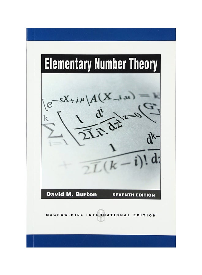 null - Elementary Number Theory Paperback English by David M. Burton - 5/1/2010 - Image 1
