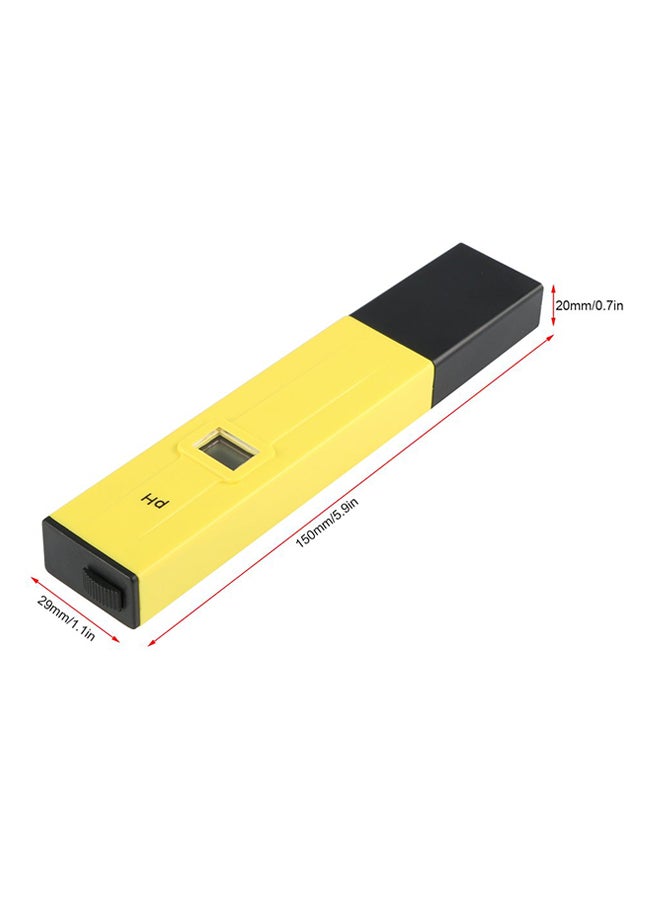 VANDER LIFE PH Meter Digital Tester Hydro Pen Yellow/Black  - Image 2