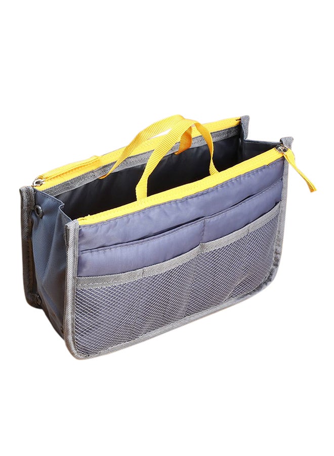 VANDER LIFE - Travel Insert Handbag Organiser Blue/Grey/Yellow - Image 1