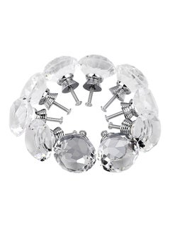 10-Piece Diamond Shape Drawer Knob Clear 30mm - v1534510441/N16118939A_2