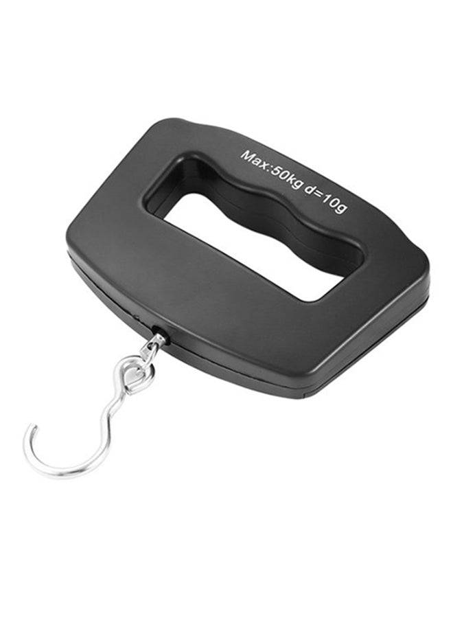 VANDER LIFE Digital LCD Hanging Luggage Weight Hook Scale Silver/Black  - Image 1