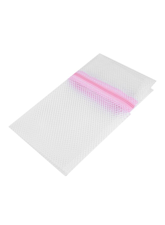 VANDER LIFE Zippered Mesh Laundry Wash Bags White 58 x 47cm - Image 1