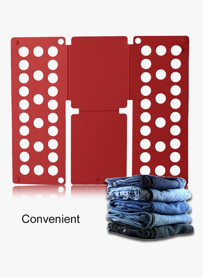 VANDER LIFE Shirt Folding Board Clothes Organizer Red - Image 2