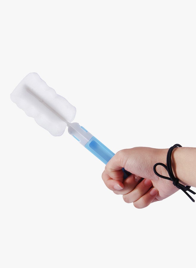 VANDER LIFE Long Handle Sponge Cleaning Brushes White/Blue - Image 3