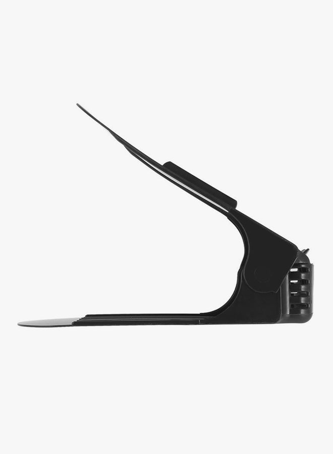 VANDER LIFE Adjustable Shoe Slots Organizer Black - Image 2