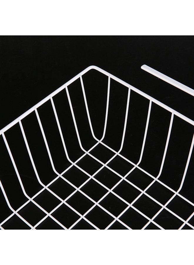 فاندر لايف رف تخزين يوضع تحت رفوف المطبخ فضي - Image 3