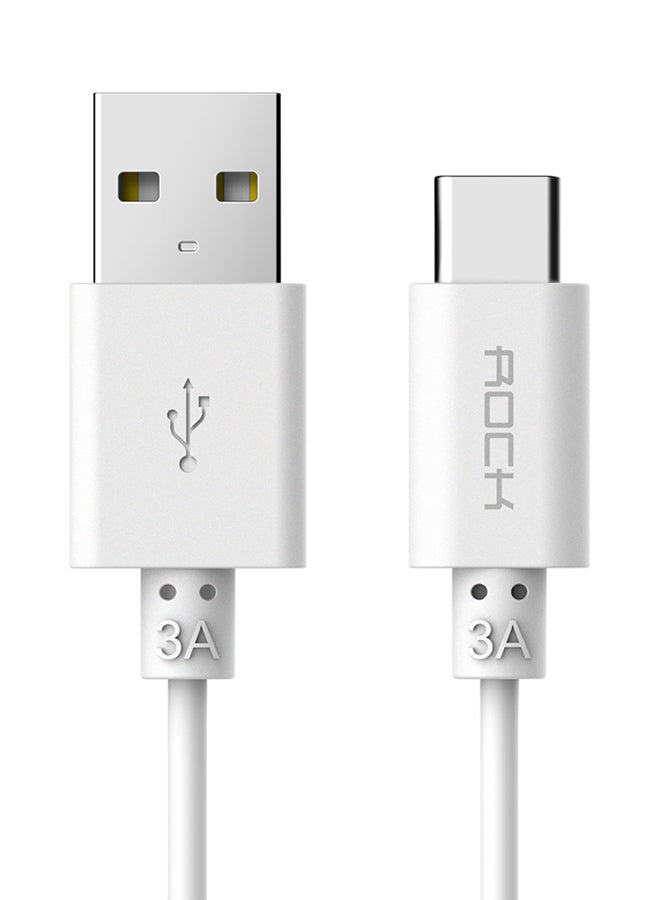 Tomtop USB Type-C Data Sync And Charging Cable White - Image 1