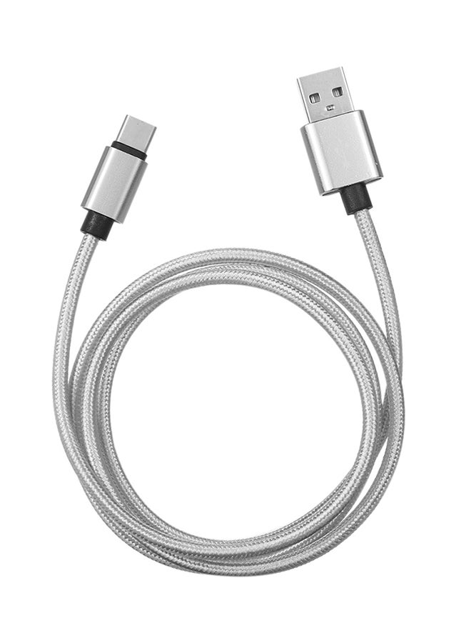 USB Type-C Data Sync And Charging Cable Silver - v1534514460/N16182340A_1