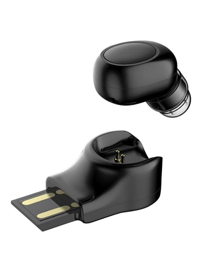 docooler Stereo Bluetooth Wireless In-Ear Earphone With Microphone Black - Image 1