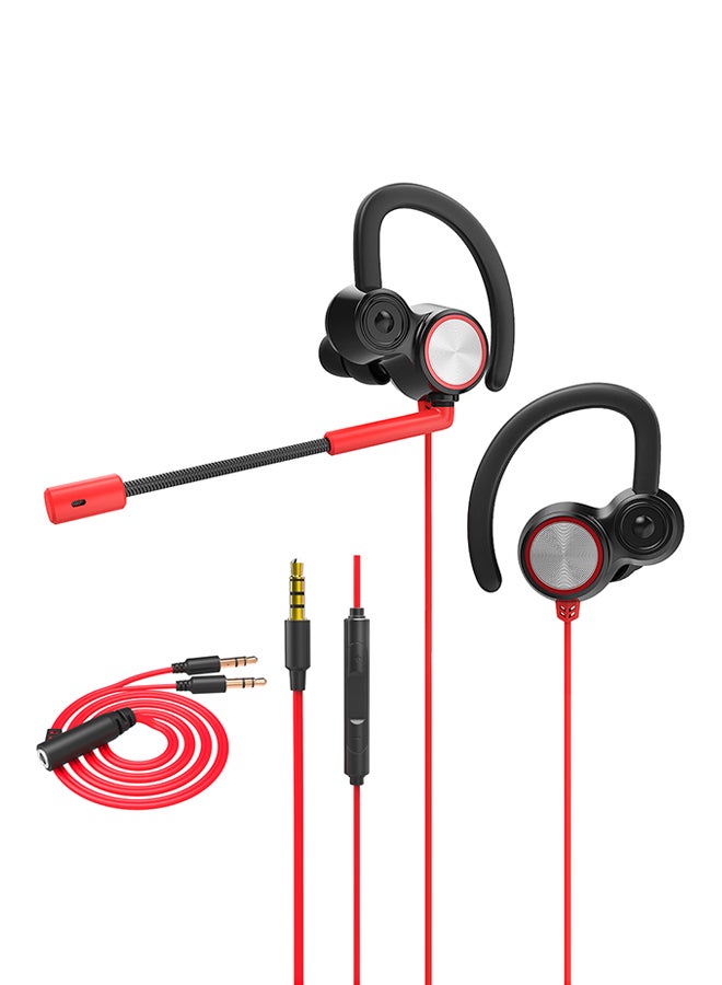 docooler Dynamic Dual Driver Stereo In-Ear Gaming Wired Headset With Microphone For PS4/PS5/XOne/XSeries/NSwitch/PC 