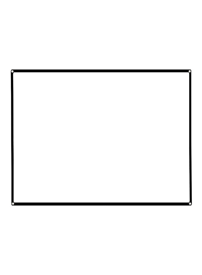 72-Inch Portable Projector Screen V93 White  - Image 1