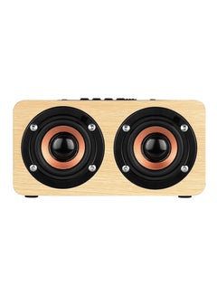 docooler Super Bass Subwoofer Bluetooth Speaker With Microphone Black/Beige  - Image 1