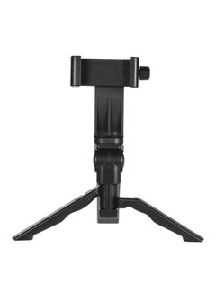 Mini Tabletop Tripod Stand Handheld Grip Stabilizer Black