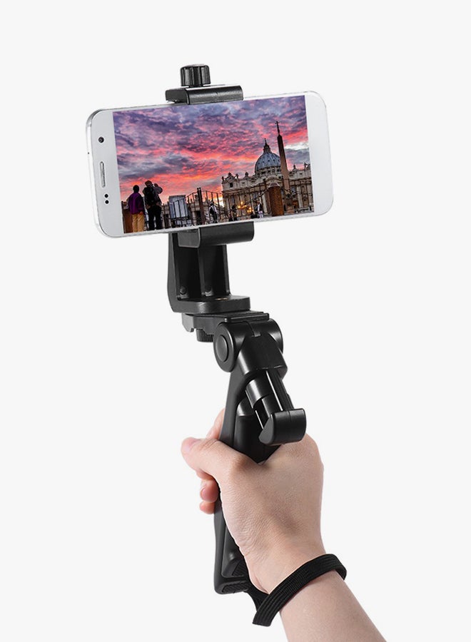 ANDOER - Mini Tabletop Tripod Stand Handheld Grip Stabilizer Black - Image 1