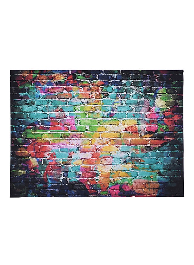 ANDOER - Doodle Scribble Brick Wall Pattern Studio Background Multicolour - Image 1