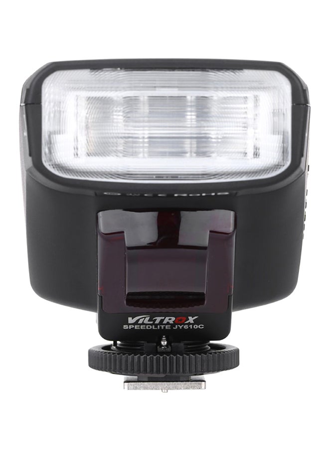 LCD E-TTL On-Camera Slave Speedlite Flash Light Black