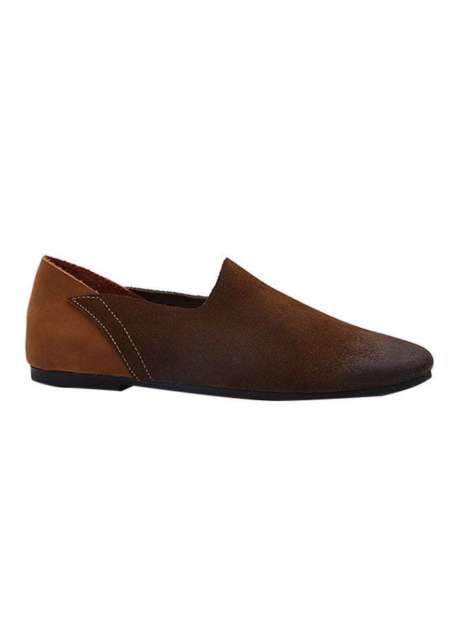 HUSK'SWARE - Vented Hole Peas Slip Ons 8013 Brown - Image 1