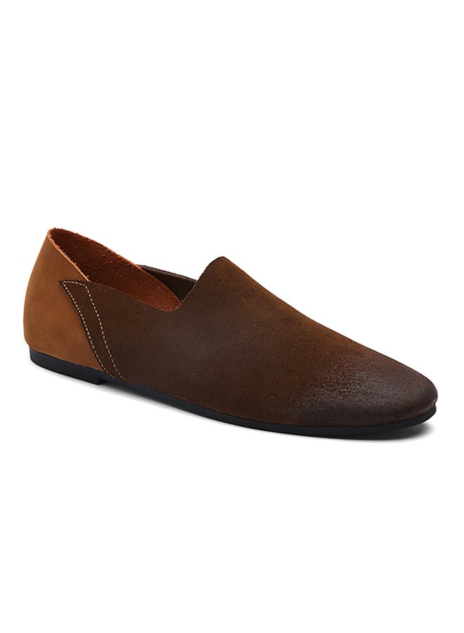 HUSK'SWARE - Vented Hole Peas Slip Ons 8013 Brown - Image 1