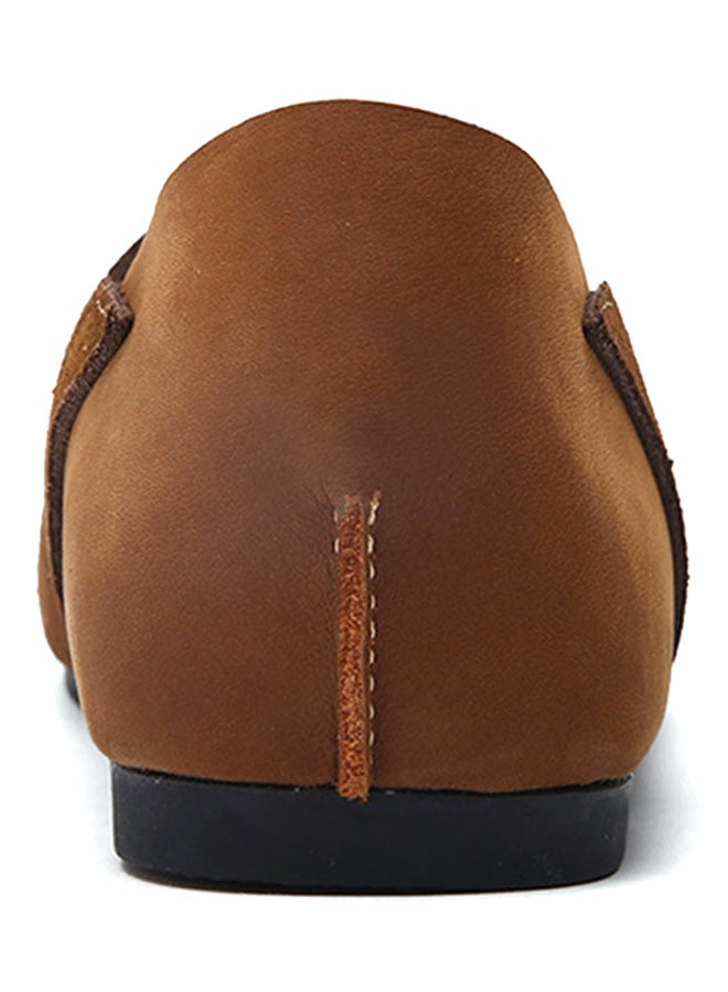 HUSK'SWARE - Vented Hole Peas Slip Ons 8013 Brown - Image 1