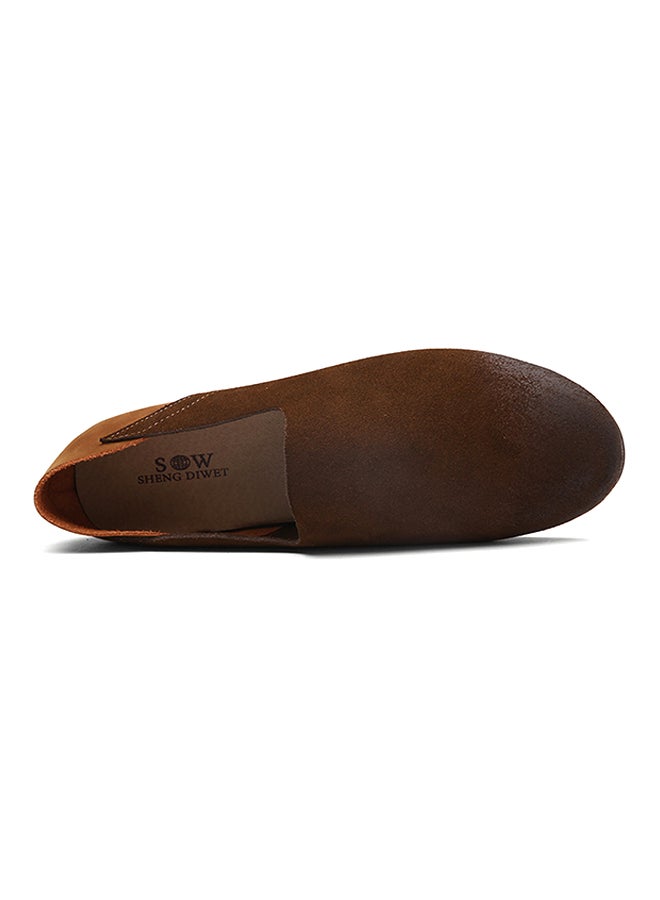 HUSK'SWARE - Vented Hole Peas Slip Ons 8013 Brown - Image 1