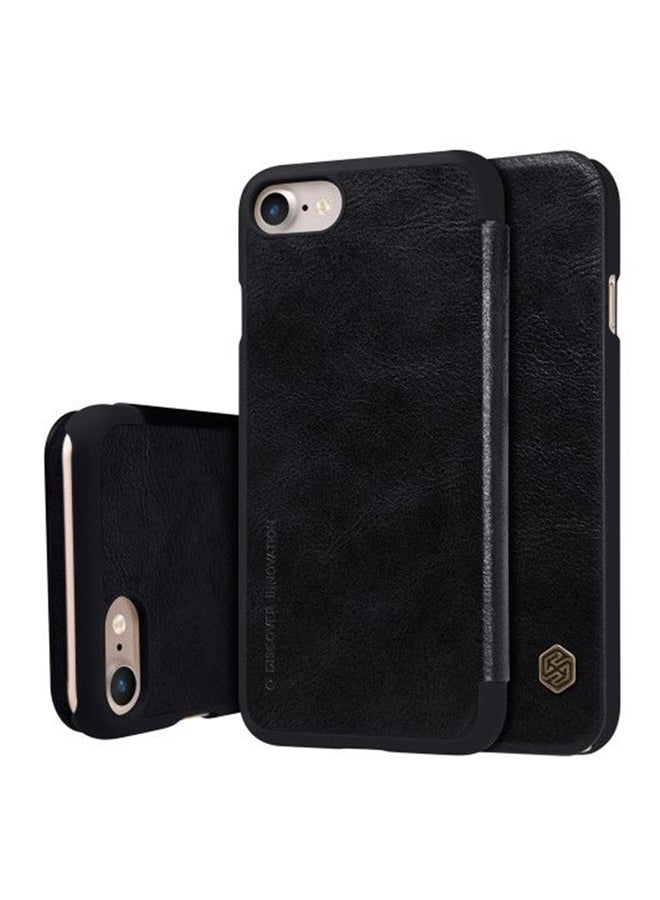 Nillkin Leather Qin Flip Cover For Apple iPhone 7/8 Black