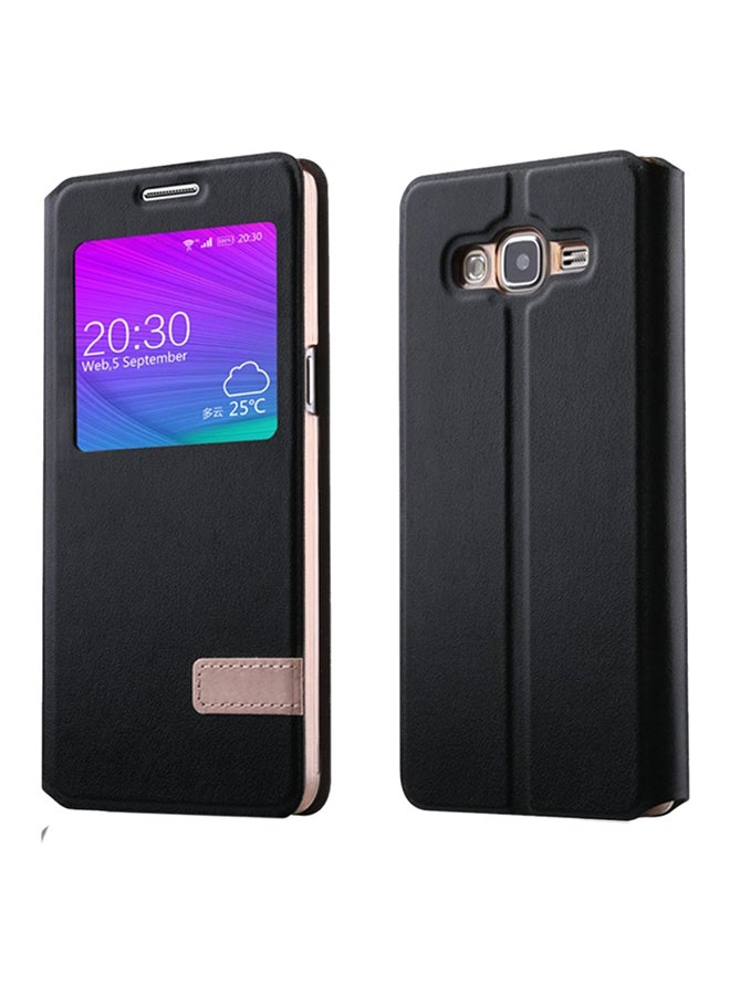 Usams Combination Muge Flip Cover For Samsung Galaxy Grand 3 Black
