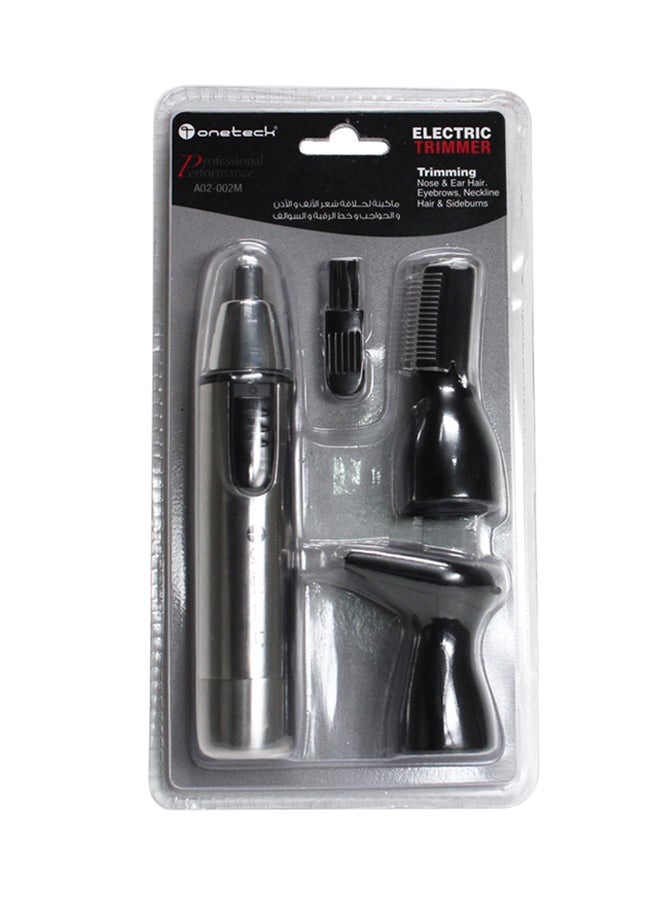 وان تيك طقم ماكينة تشذيب الشعر الكهربائية 3 في 1 أسود/فضي - Image 3