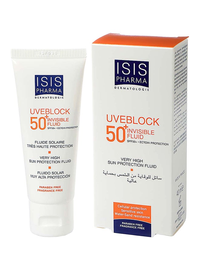 ISIS PHARMA - UVE Block Fluid Sunscreen SPF 50+ 40ml - Image 1