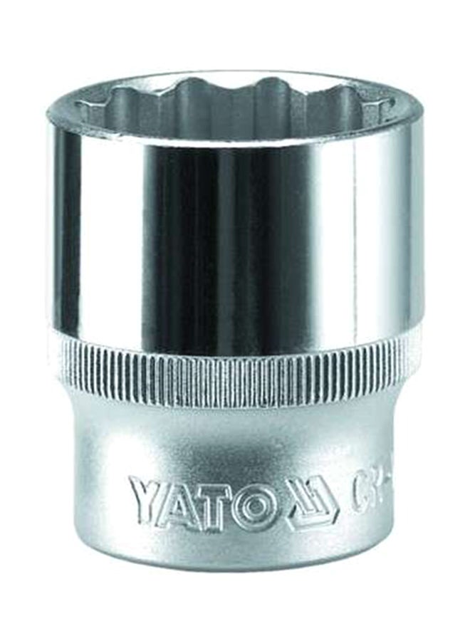 Yato Drive Spline Socket Silver