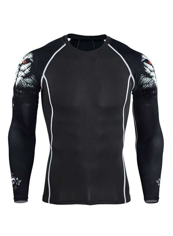 Palace Bodybuilding Compression T-Shirt EKN0002 Black  - Image 1