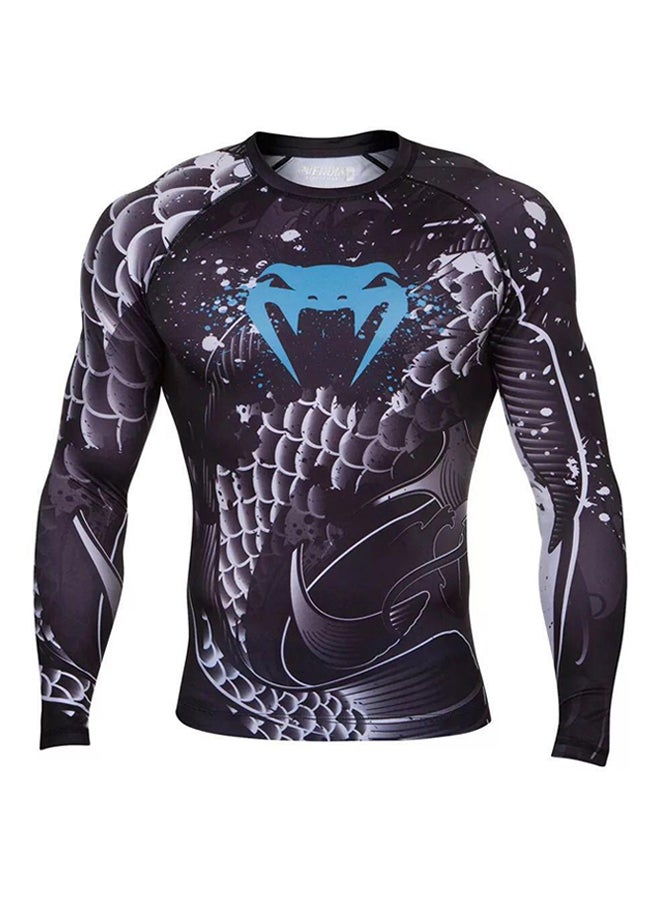 تيشيرت تمرين ضيق بطبعة فينوم طراز EKN0005 متعدد الألوان متعدد الألوان - Image 1