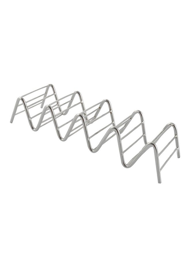 Generic Stainless Steel Taco Holder Silver 