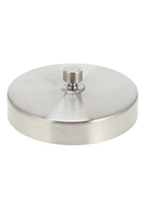Stainless Steel Hamburger Meat Compactor Pressure Mould Silver