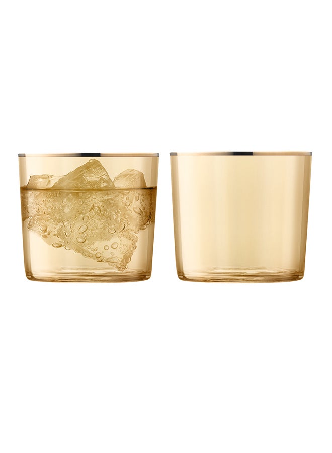 LSA 2-Piece Sorbet Tumbler Set Brown 310ml