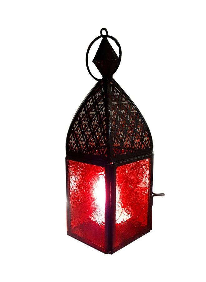 أنتيك ميوزيم Ramadan Arabic Hanging Candle Lantern Black 20cm  - Image 3
