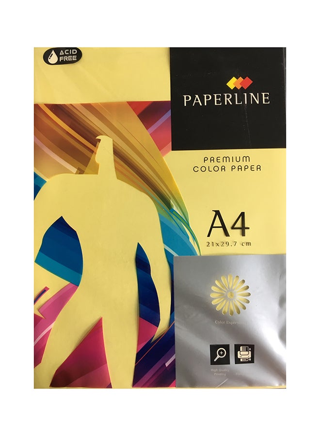 ورق طباعة ملون فاخر مقاس A4 من 200 قطعة