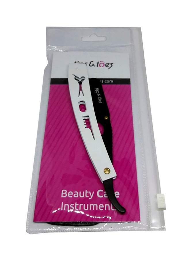 Tips & Toes Shaving Razor Blade TT-707 White/Black  - Image 4