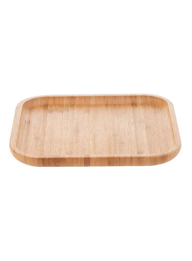 لي يينج صينية تقديم من الخشب الطبيعي مربعة الشكل بني 2.5x30x30Ø³Ù†ØªÙŠÙ…ØªØ± - Image 3