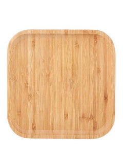 Liying Wooden Square Serveware Brown 2.5x20x20cm  - Image 1